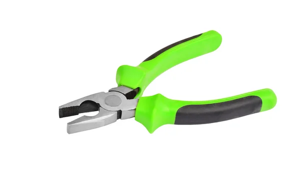 Pliers with green handle — Stock Photo, Image