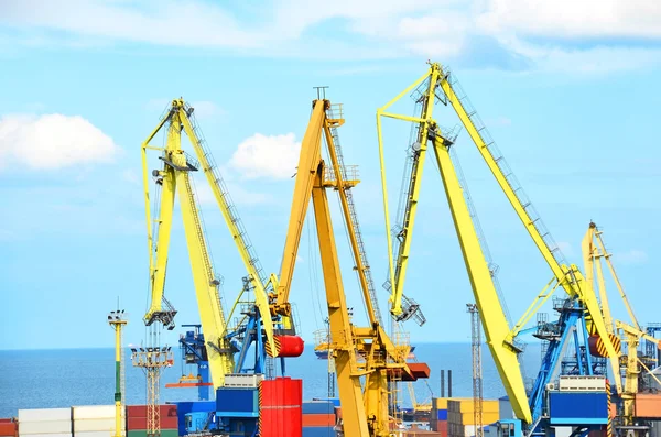 Port cargo crane — Stock Photo, Image