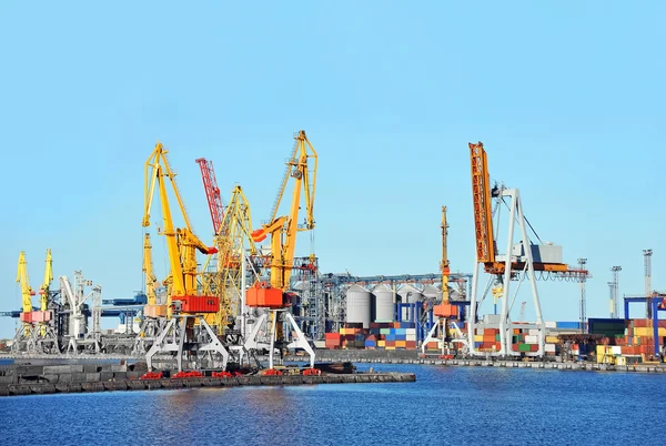 Port cargo crane — Stock Photo, Image