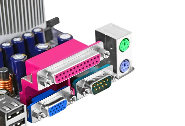 Connector van computer moederbord bestuur — Stockfoto