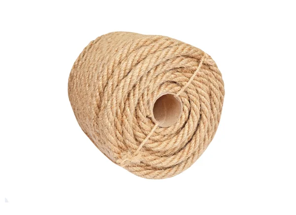 Manila rope coil — Stock Photo, Image