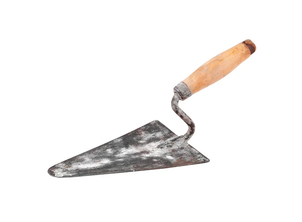 Rusty construction trowel — Stock Photo, Image