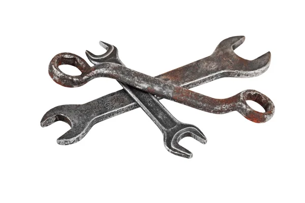 Old rusty wrench — Stock Photo, Image