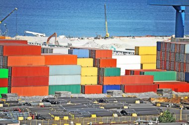 Kargo konteyner, boru ve tahıl drayer Port