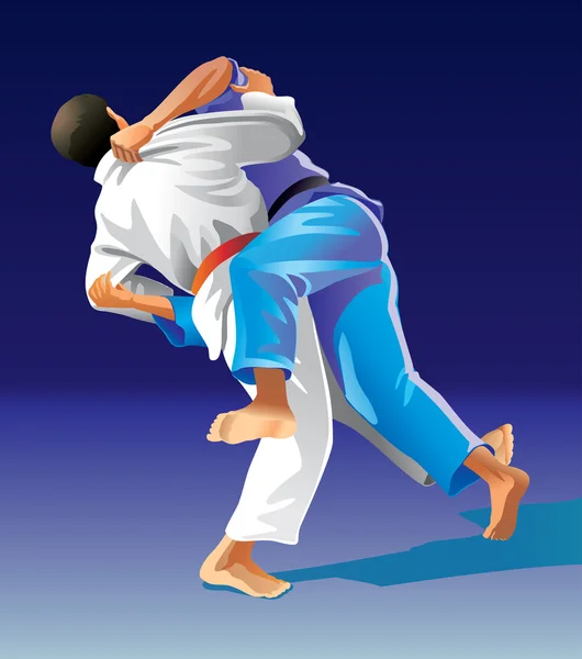 Judo — Stock vektor