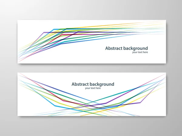 Des bannières abstraites. SPE 10 — Image vectorielle