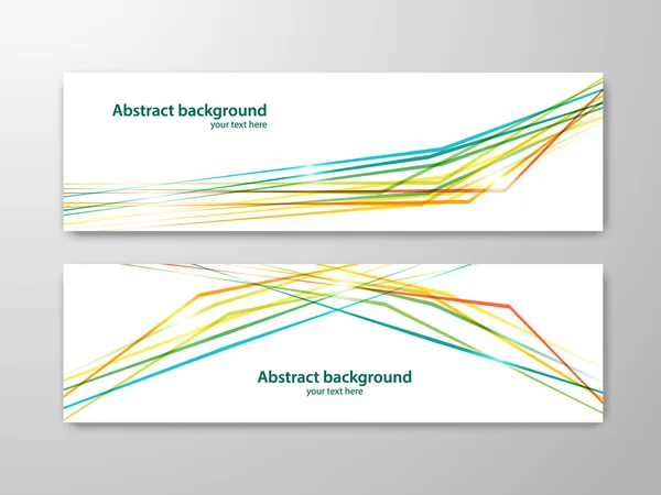 Bandeiras abstratas. EPS 10 —  Vetores de Stock