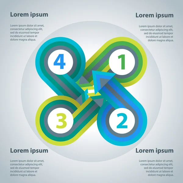 ok infographics şablonu