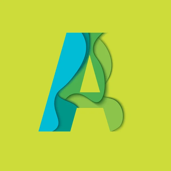 Letter A logo — Stock Vector