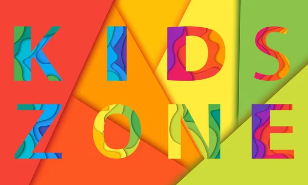 Kids room vector lettering Stock Vector