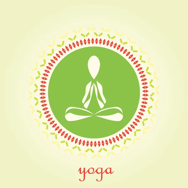 Yoga Lotus Vektor Logo Design-Vorlage. Schönheit, Wellness, Entspannung, Massage, Meditation, Nirwana-Konzept-Symbol. — Stockvektor