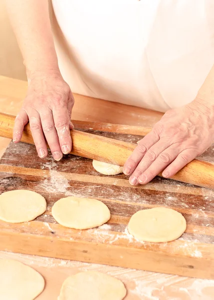 Mantas _ cooking _ process _ 11 — Foto Stock