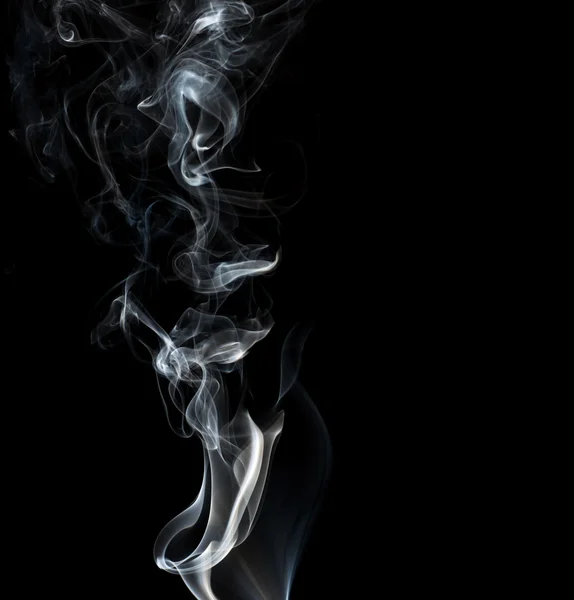 Black_background_with_white_smoke_as_template_for_your_brochure — 图库照片#