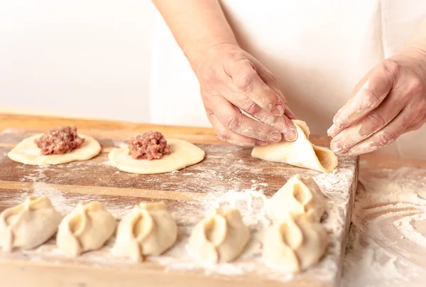 Mantas_cooking_process_20 — Zdjęcie stockowe