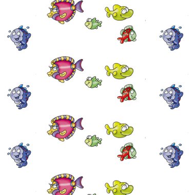 Uydurulmuş tasarım kartları için tekrarlanan hayvanlar ve maskotlarla illüstrasyon