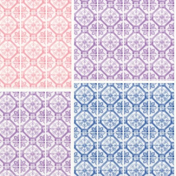 Textiles repeating motif pattern with objects flowers mascots vintage backgrounds, cards, wrapping, gifts, backgrounds abstract