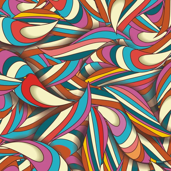 Decorative hand drawn doodle  pattern. Ornamental curl vector sk — Stock Vector