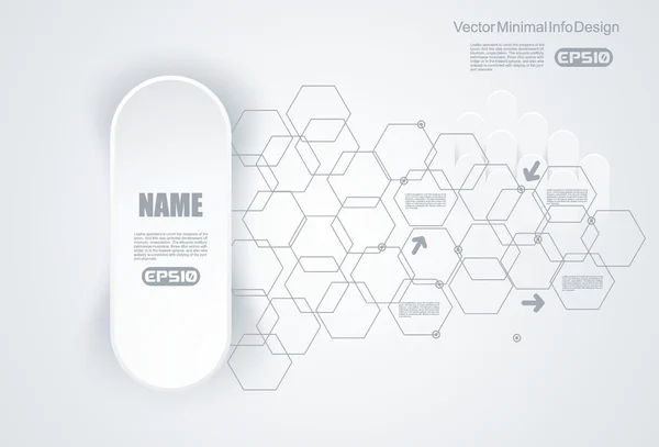 Elementos vectoriales para infografía. Plantilla para diagrama, gráfico, pr — Archivo Imágenes Vectoriales