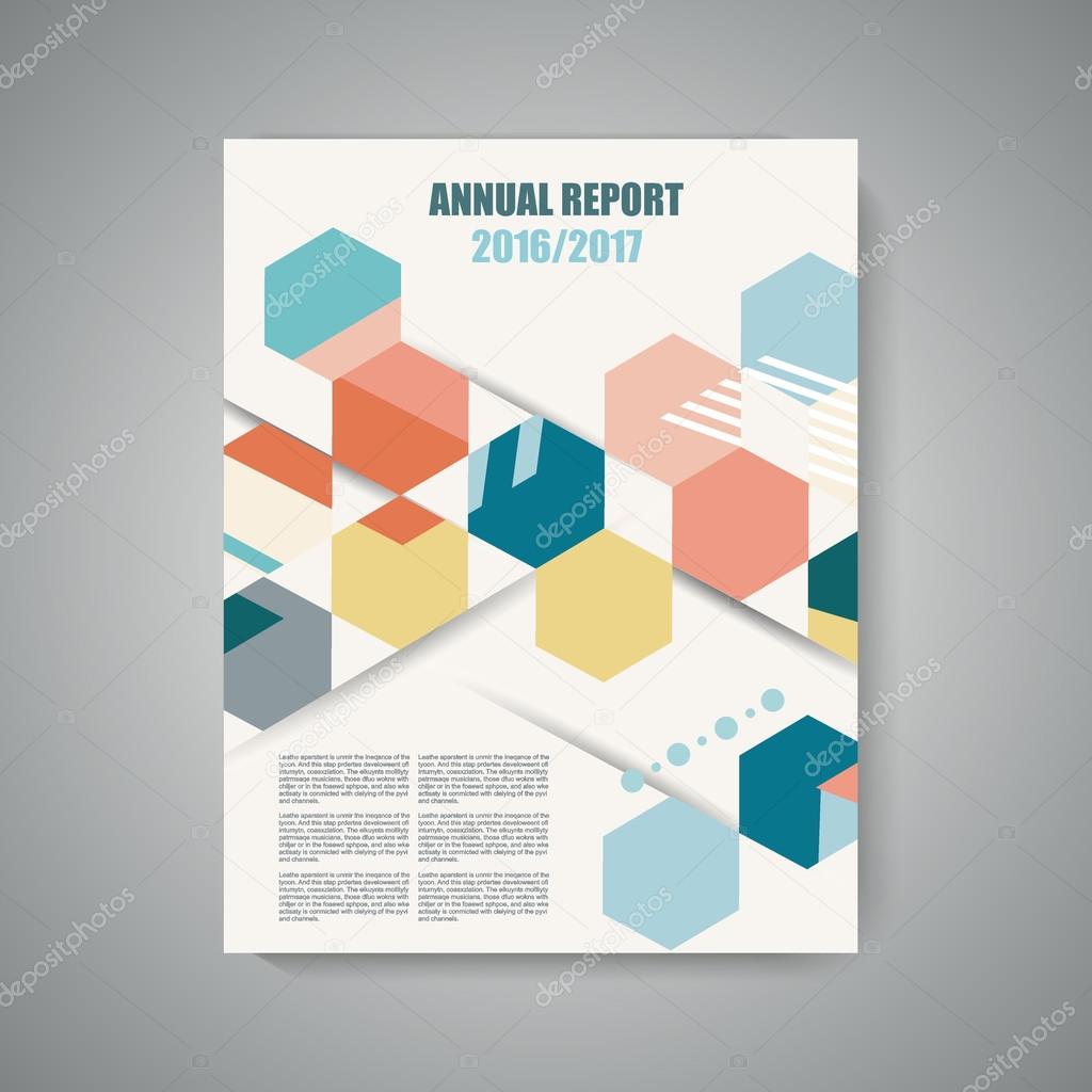 Vector design of Magazine Cover