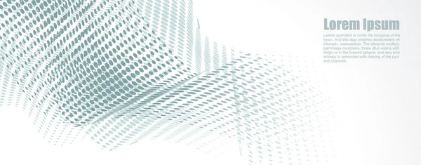 抽象的な点線灰色のパターン 丸ハーフトーンドットベクトルテクスチャ背景 — ストックベクタ