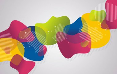 Soyut parlak yaprakların vektör arkaplanı.