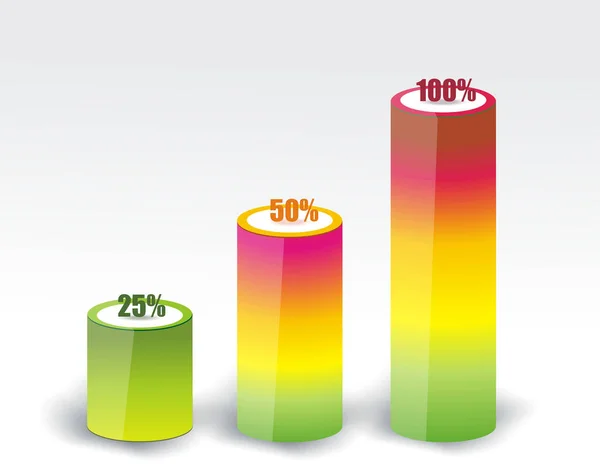 Caja Moderna Diseño Plantilla Infográfica Estilo Mínimo Puede Utilizar Para — Vector de stock