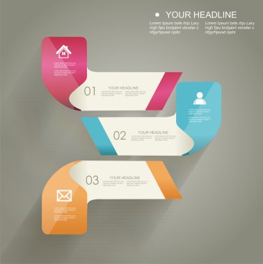 Modern minimalist bilgi grafikleri afişi. Vektör illüstrasyonu 