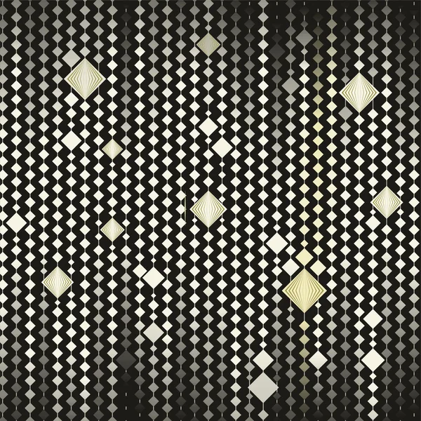 Abstrait fond mosaïque d'or . — Image vectorielle