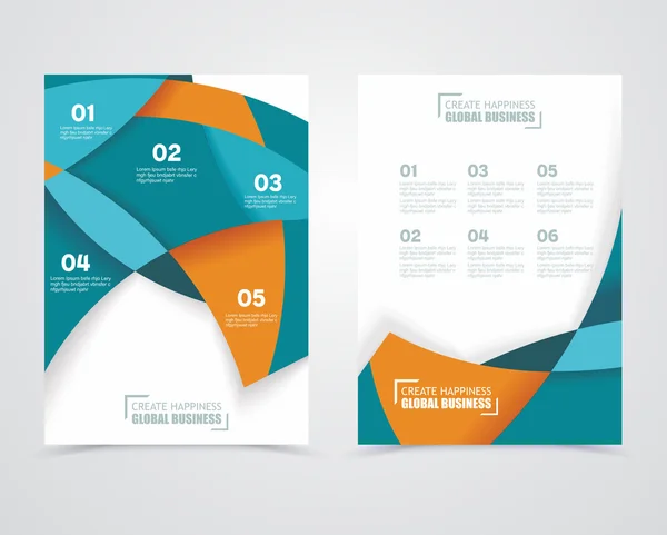 Geometriska design vektor business banners — Stock vektor