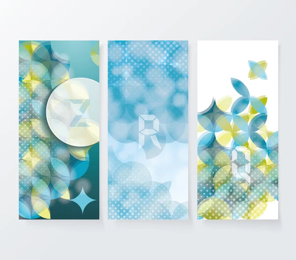 Banner mit geometrischen Formen. geometrischer Hintergrund. — Stockvektor