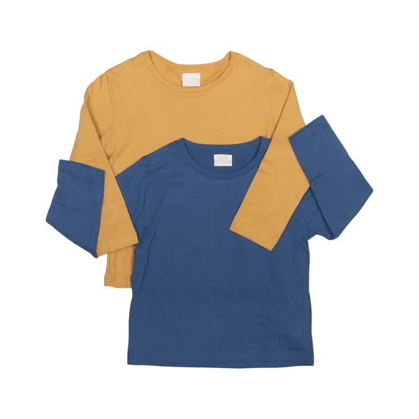 Blue and yellow shirts — Stock Photo, Image