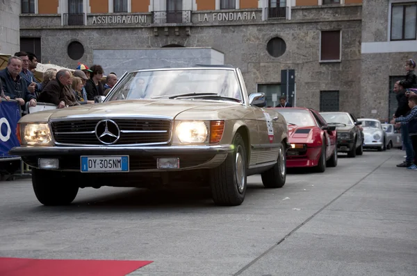 Mercedes-Benz SL (R107), 1972 год выпуска — стоковое фото