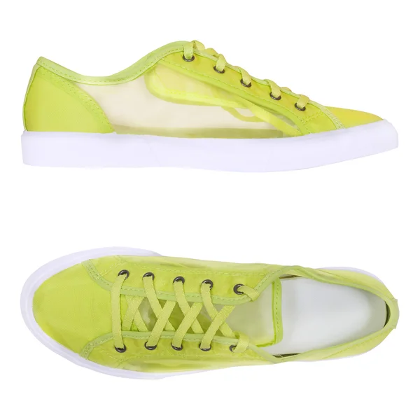 Zapatos femeninos verdes —  Fotos de Stock