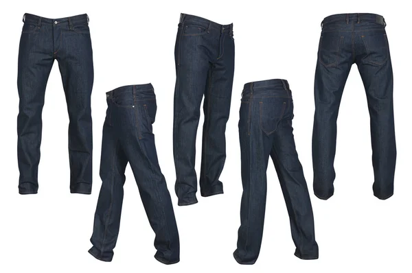 Набір чорних чоловічих джинсів — стокове фото