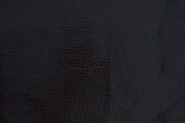 Sürüngen desenli siyah deri kumaşın bir parçası.