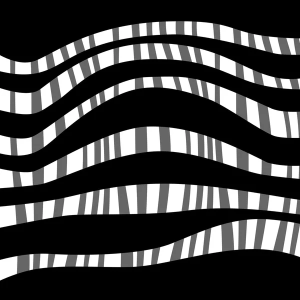 Striped black-and-white — Stock Photo, Image