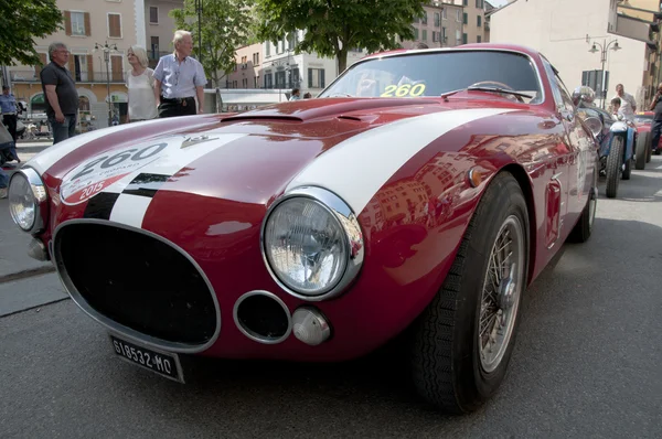 Famosa gara auto retrò Mille Miglia — Foto Stock