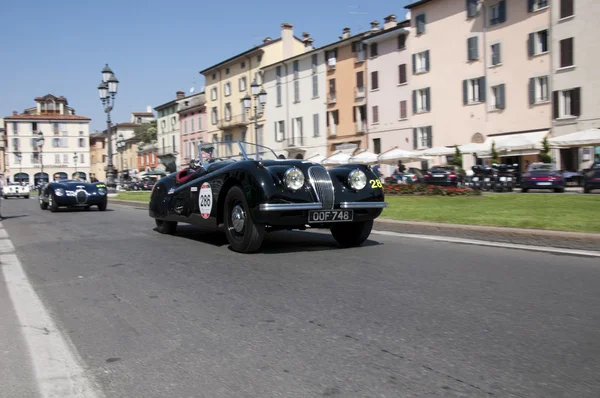 Mille Miglia,the famous race for retro cars — Stock Photo, Image