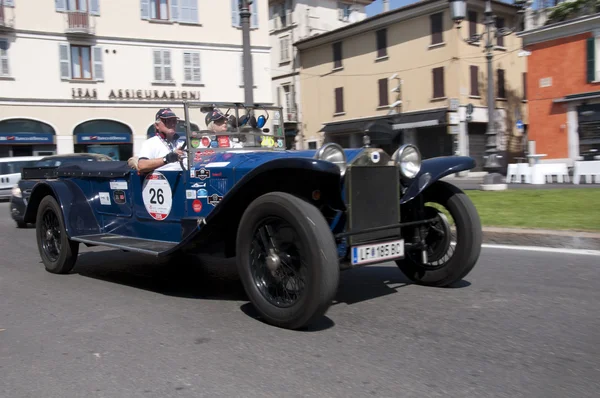 Mille Miglia, a híres versenyen a retro autók — Stock Fotó