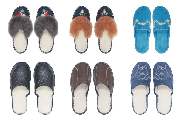 Aantal slippers — Stockfoto