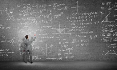 Öğrenci ya da öğretmen, yazı tahtası