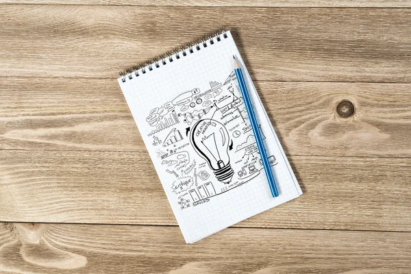 Sketching good ideas — Stock Photo, Image