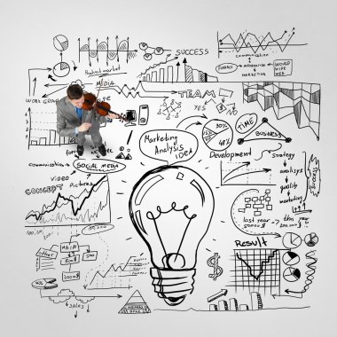 İş adamı oyun başarı melodi