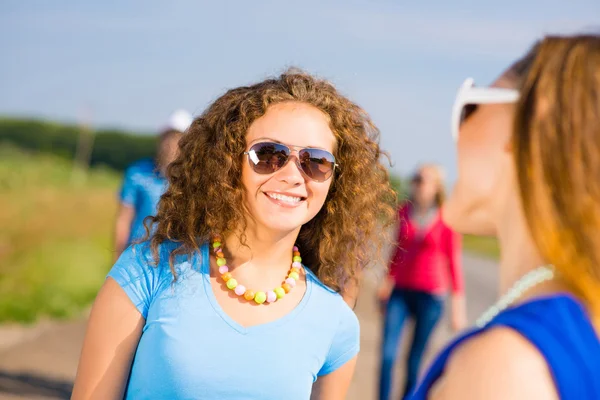 Young attractive girls — Stock Photo, Image