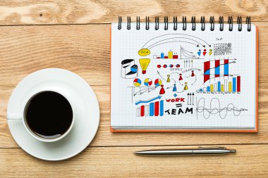 Taze fikir için kahve fincanı.