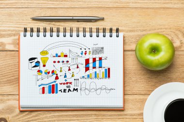 Taze fikir için kahve fincanı.