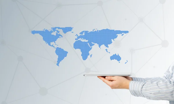 Global connection as concept — Stock Photo, Image