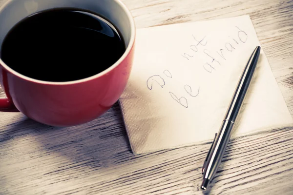 Time for cup of coffee — Stock Photo, Image