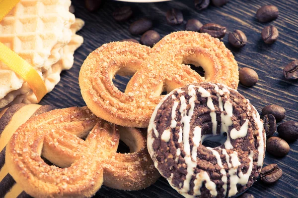 Sweets for coffee break — Stock Photo, Image