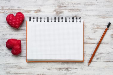 Kalpleri ve boş kağıt 